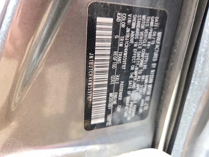 Auction sale of the 2019 Nissan Rogue Sport, vin: JN1BJ1CR4KW339787, lot number: 68177336