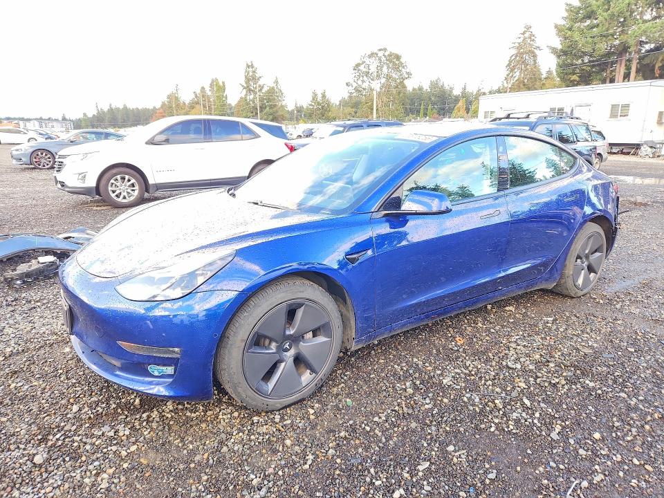 Auction sale of the 2021 Tesla Model 3, vin: 5YJ3E1EB9MF003680, lot number: 69615256