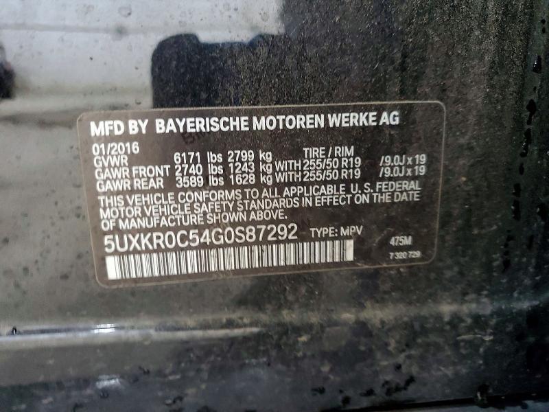 Aukcja sprzedaży 2016 Bmw X5, vin: 5UXKR0C54G0S87292, numer aukcji: 68671426
