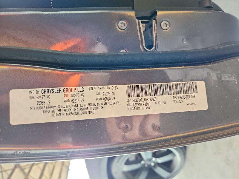 Auction sale of the 2013 Dodge Charger, vin: 2C3CDXEJ8DH729669        , lot number: 69201316