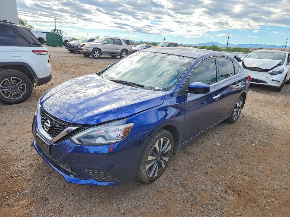 2019 Nissan Sentra მანქანა იყიდება აუქციონზე, vin: 3N1AB7AP9KY244664, აუქციონის ნომერი: 70308826