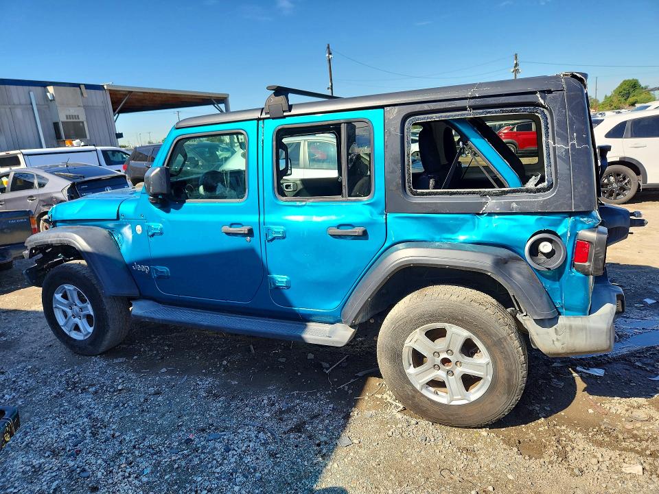 68081476 :رقم المزاد ، 1C4HJXDG2LW110582 vin ، 2020 Jeep Wrangler Unlimited مزاد بيع