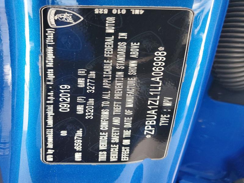 Aukcja sprzedaży 2020 Lamborghini Urus, vin: ZPBUA1ZL1LLA06998, numer aukcji: 67849946