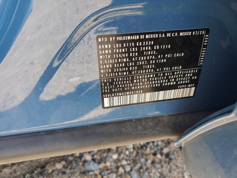 Продаж на аукціоні авто 2025 Volkswagen Tiguan, vin: 3VVLR7RMXSM051928, номер лоту: 66719426