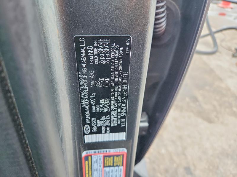 Aukcja sprzedaży 2022 Hyundai Tucson, vin: 5NMJC3AE6NH100313, numer aukcji: 68669316