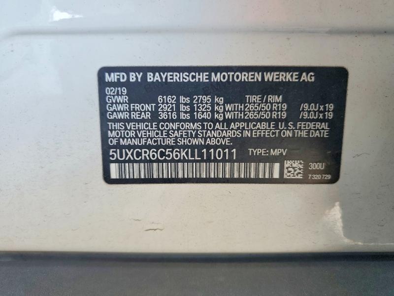 Aukcja sprzedaży 2019 Bmw X5, vin: 5UXCR6C56KLL11011, numer aukcji: 69235706