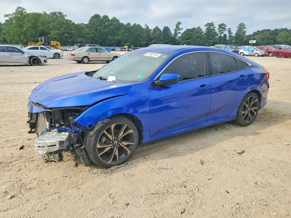 Auction sale of the 2019 Honda Civic, vin: 2HGFC2F86KH586469, lot number: 67190116