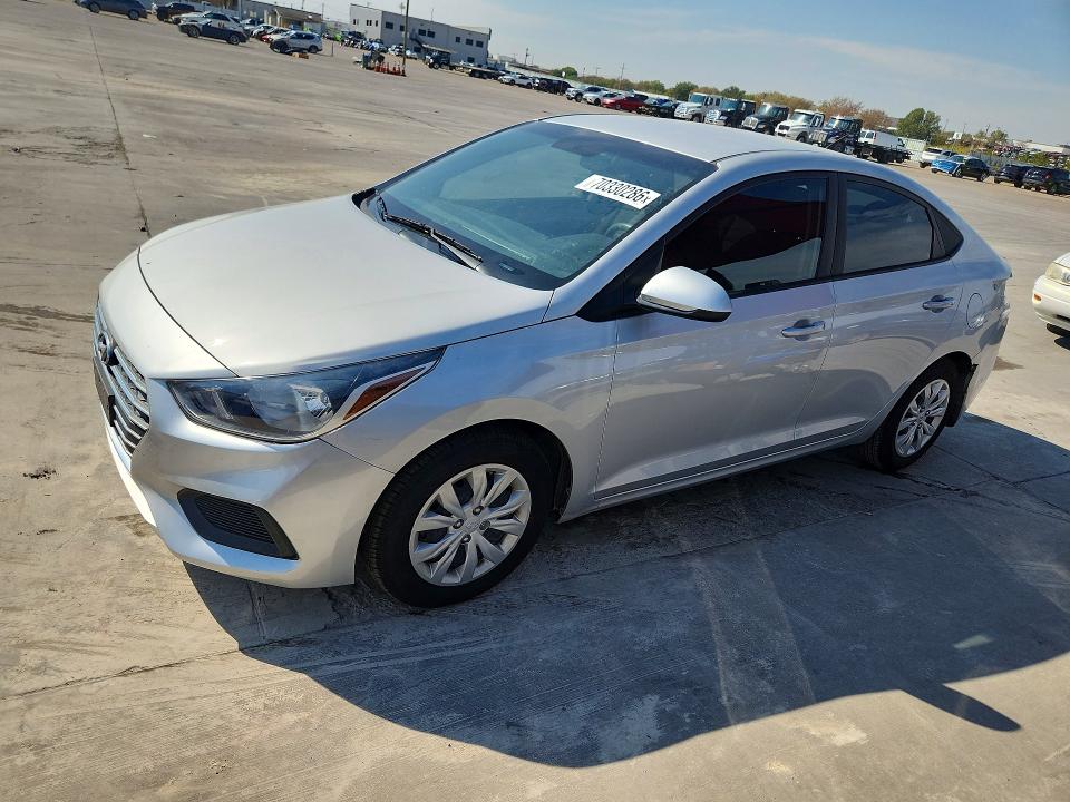 2022 Hyundai Accent მანქანა იყიდება აუქციონზე, vin: 3KPC24A64NE165274, აუქციონის ნომერი: 70330286