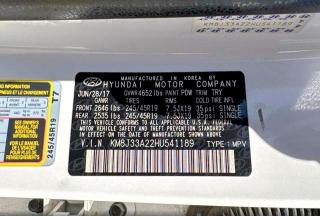 69643876 :رقم المزاد ، KM8J33A22HU541189 vin ، 2017 Hyundai Tucson مزاد بيع