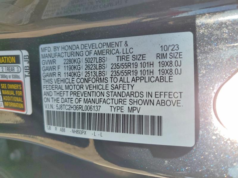 Продажа на аукционе авто 2024 Acura Rdx, vin: 5J8TC2H36RL006137, номер лота: 69068026