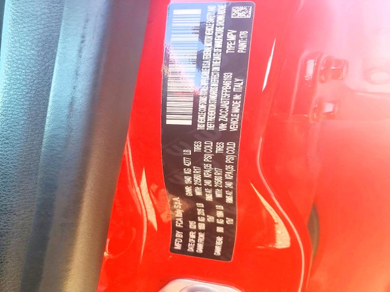 Продажа на аукционе авто 2015 Jeep Renegade, vin: ZACCJABT5FPB46193, номер лота: 68662056