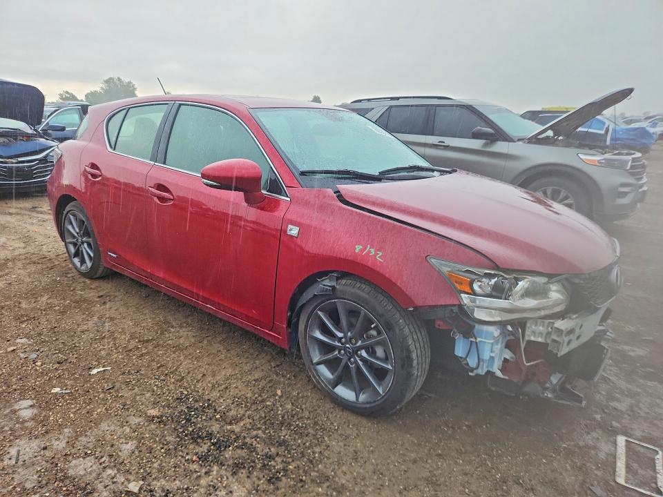 2012 Lexus Ct მანქანა იყიდება აუქციონზე, vin: JTHKD5BH6C2068727, აუქციონის ნომერი: 68381096