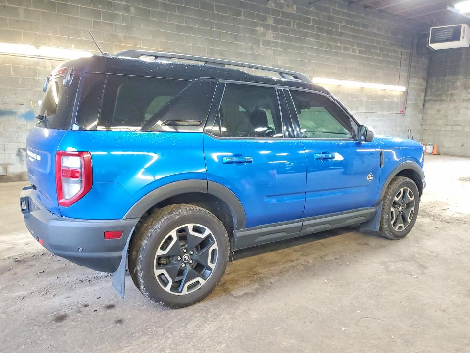 68223896 :رقم المزاد ، 3FMCR9C60NRD72125 vin ، 2022 Ford Bronco Sport مزاد بيع