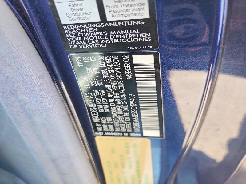 Продажа на аукционе авто 1995 Mercedes-benz E, vin: WDBEA66E5SC199409, номер лота: 67884516
