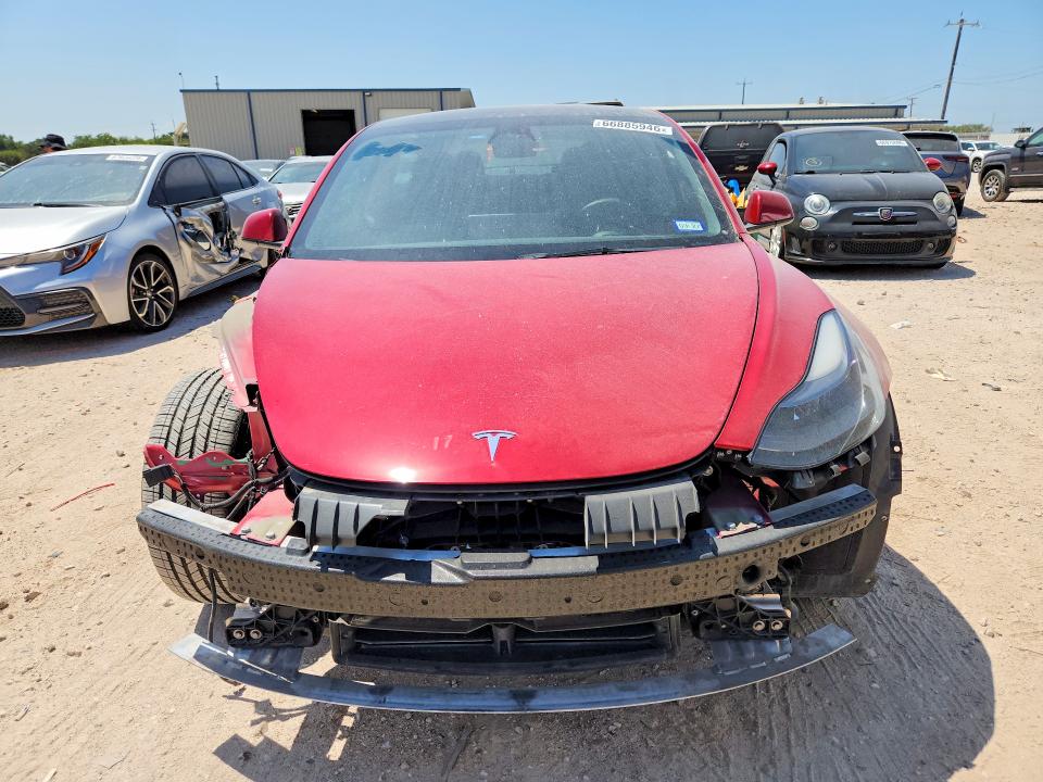 66885946 :رقم المزاد ، 5YJ3E1EC6PF497137 vin ، 2023 Tesla Model 3 مزاد بيع