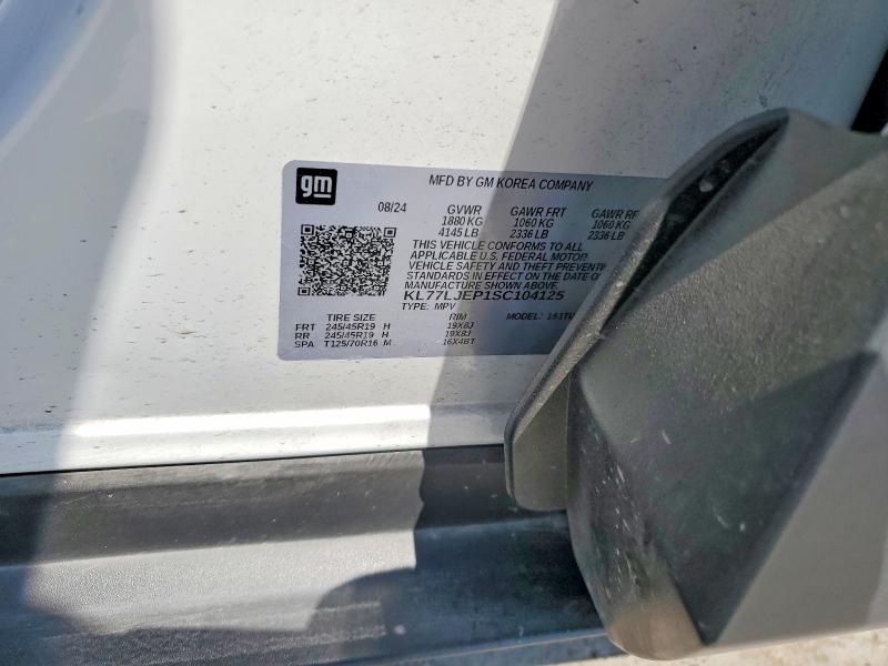 Продаж на аукціоні авто 2025 Chevrolet Trax, vin: KL77LJEP1SC104125, номер лоту: 68400036