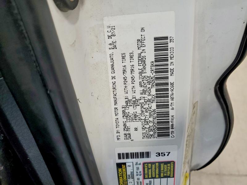 Продажа на аукционе авто 2021 Toyota Tacoma, vin: 3TYRX5GN3MT027606, номер лота: 69908316