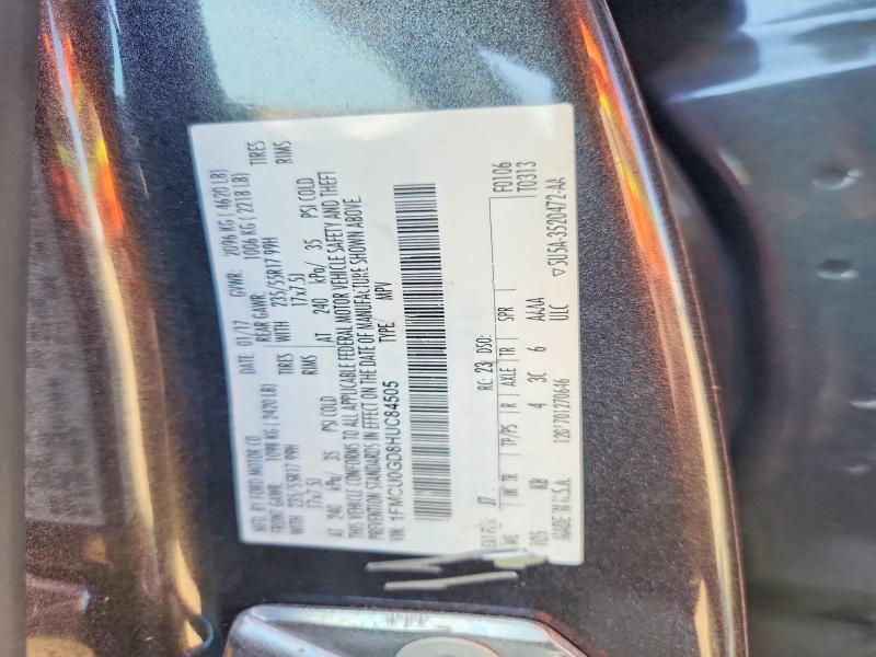 Aukcja sprzedaży 2017 Ford Escape, vin: 1FMCU0GD8HUC84505, numer aukcji: 70558906