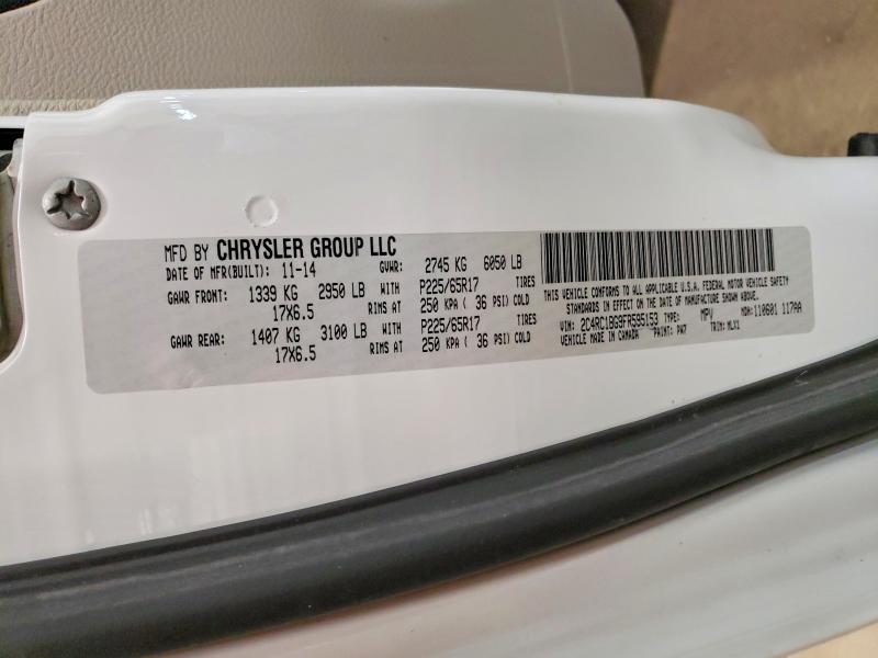 Продаж на аукціоні авто 2015 Chrysler Town & Country, vin: 2C4RC1BG9FR595153, номер лоту: 70055366
