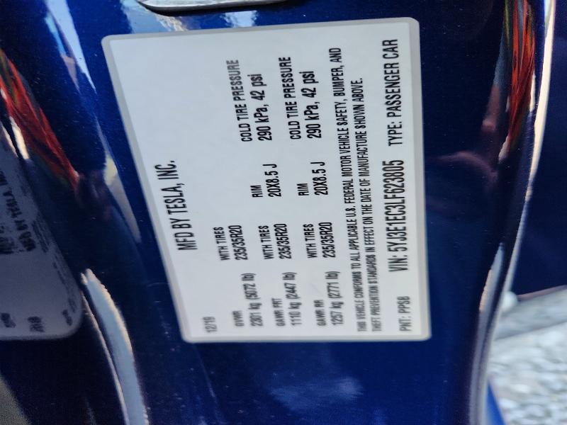 Aukcja sprzedaży 2020 Tesla Model 3, vin: 5YJ3E1EC3LF623805, numer aukcji: 67160276