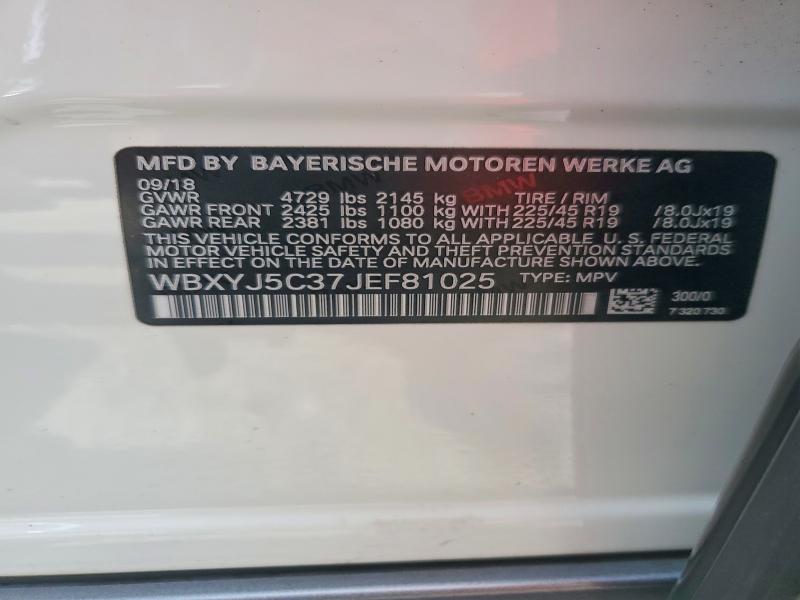 Aukcja sprzedaży 2018 Bmw X2, vin: WBXYJ5C37JEF81025, numer aukcji: 67504236