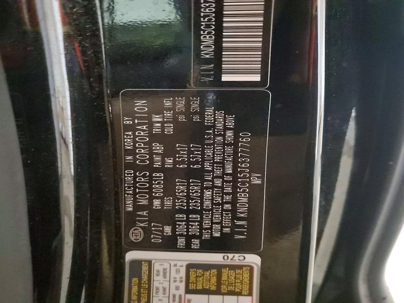 Aukcja sprzedaży 2018 Kia Sedona, vin: KNDMB5C15J6377760, numer aukcji: 69296836