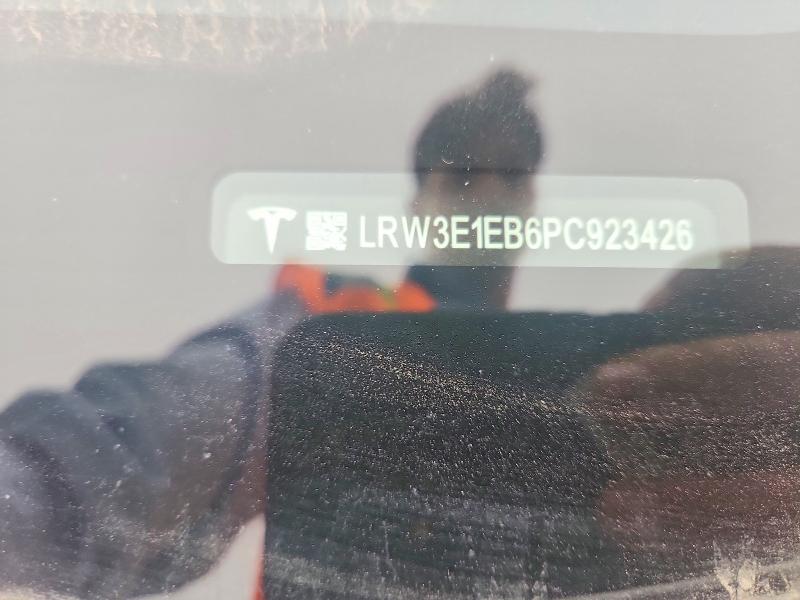 Aukcja sprzedaży 2023 Tesla Model 3, vin: LRW3E1EB6PC923426, numer aukcji: 69703456
