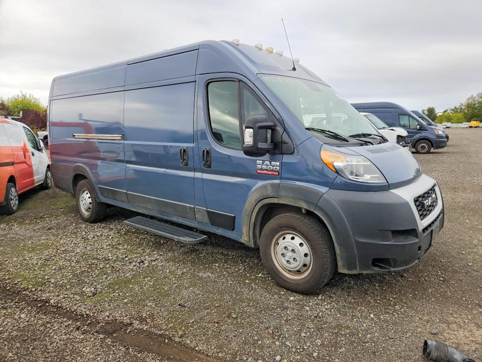 2021 Ram Promaster 3500 მანქანა იყიდება აუქციონზე, vin: 3C6MRVJG5ME540822, აუქციონის ნომერი: 69055526