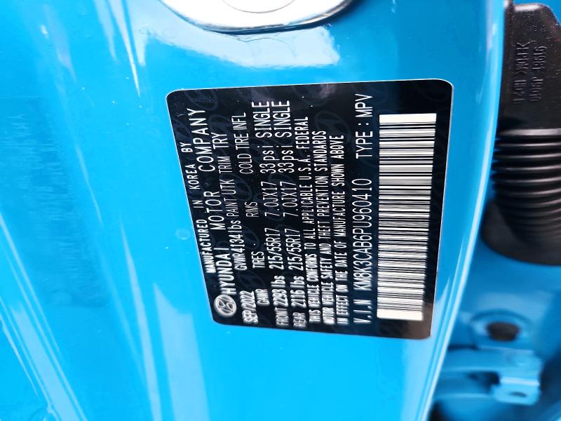 69845016 :رقم المزاد ، KM8K3CAB6PU960410 vin ، 2023 Hyundai Kona مزاد بيع