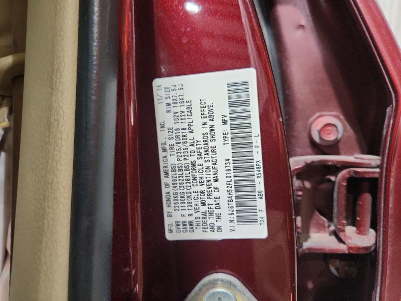2015 Acura Rdx მანქანა იყიდება აუქციონზე, vin: 5J8TB4H52FL018734, აუქციონის ნომერი: 69133586