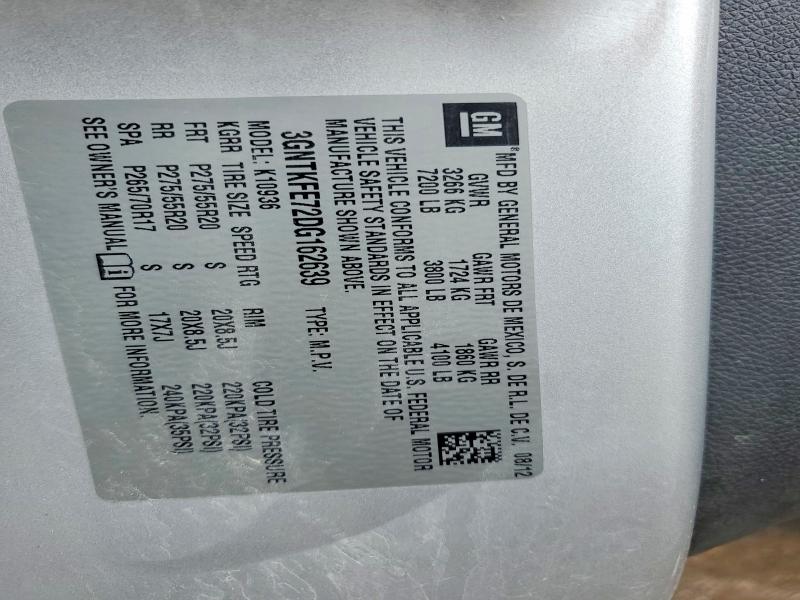2013 Chevrolet Avalanche მანქანა იყიდება აუქციონზე, vin: 3GNTKFE72DG162639, აუქციონის ნომერი: 68828066