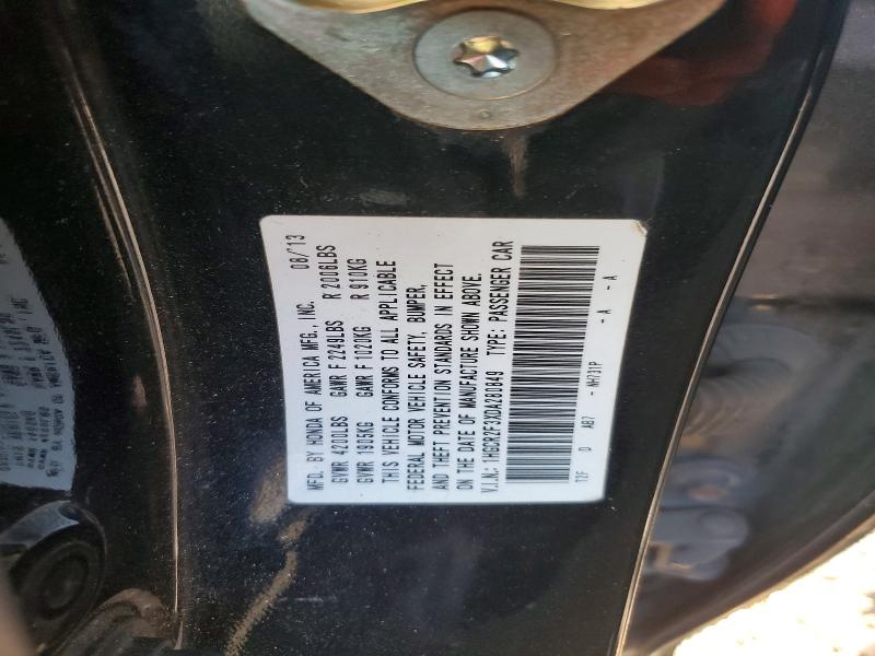 Aukcja sprzedaży 2013 Honda Accord, vin: 1HGCR2F3XDA280849, numer aukcji: 67564166