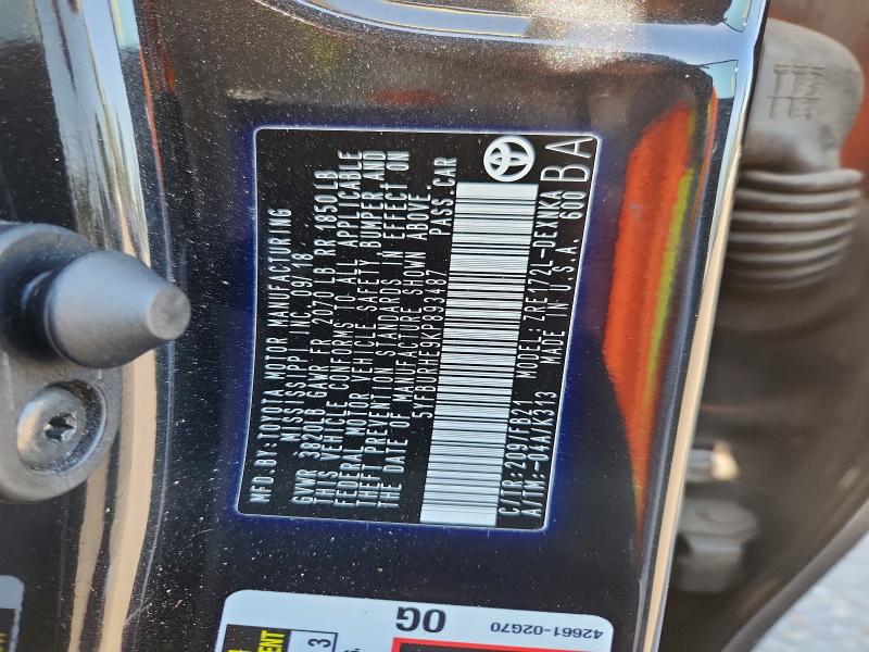 Продажа на аукционе авто 2019 Toyota Corolla, vin: 5YFBURHE9KP893487, номер лота: 70000476