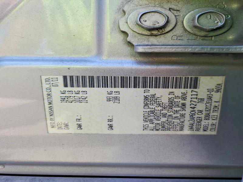 Aukcja sprzedaży 2012 Nissan Altima, vin: 1N4AL2AP6CN427117, numer aukcji: 67512846