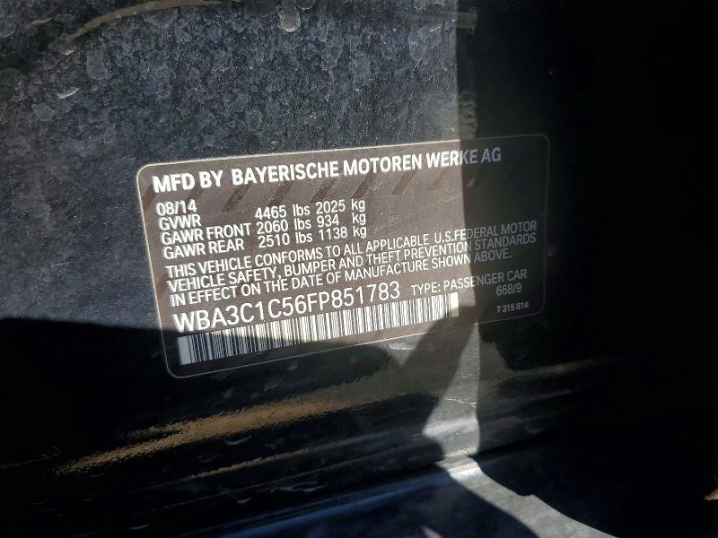 2015 Bmw 328 მანქანა იყიდება აუქციონზე, vin: WBA3C1C56FP851783, აუქციონის ნომერი: 69516546
