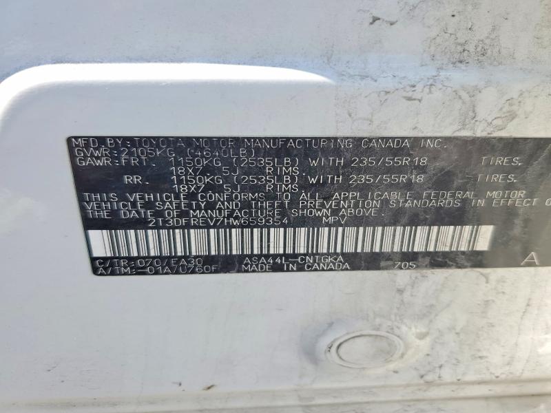 Aukcja sprzedaży 2017 Toyota Rav4, vin: 2T3DFREV7HW659354, numer aukcji: 66144156
