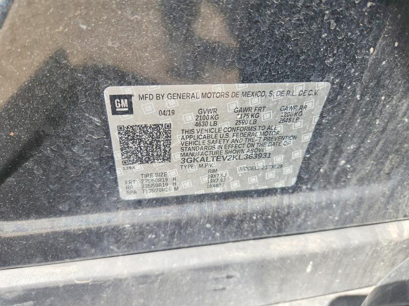 Aukcja sprzedaży 2019 Gmc Terrain, vin: 3GKALTEV2KL363931, numer aukcji: 68491896