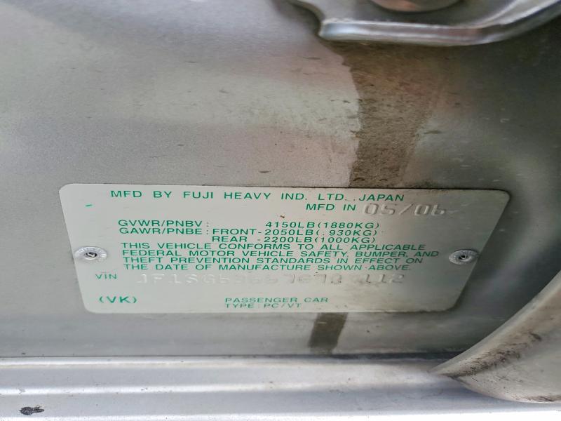 Продажа на аукционе авто 2007 Subaru Forester, vin: JF1SG63667G709112        , номер лота: 68708126