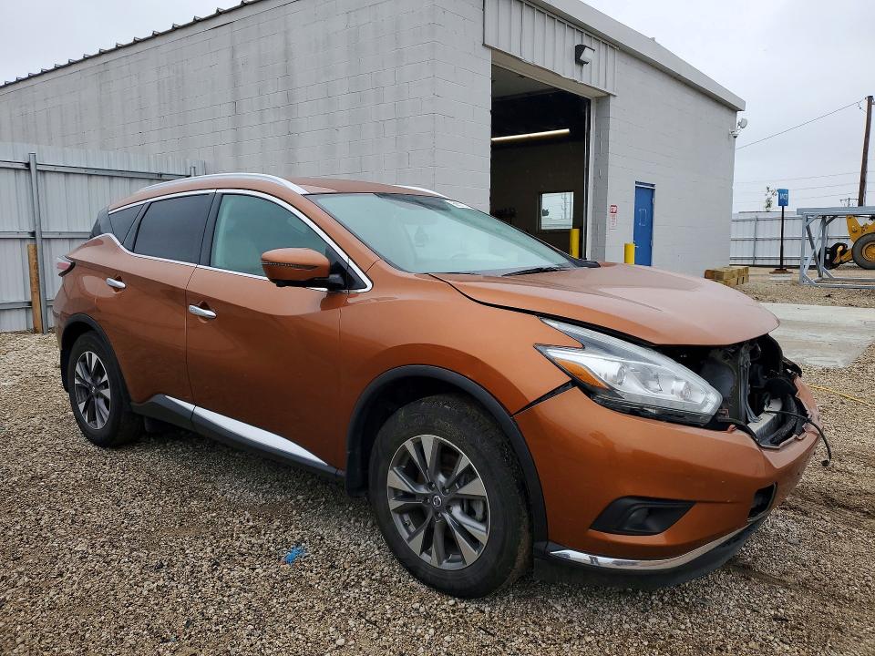 2015 Nissan Murano მანქანა იყიდება აუქციონზე, vin: 5N1AZ2MH9FN286475, აუქციონის ნომერი: 69571376