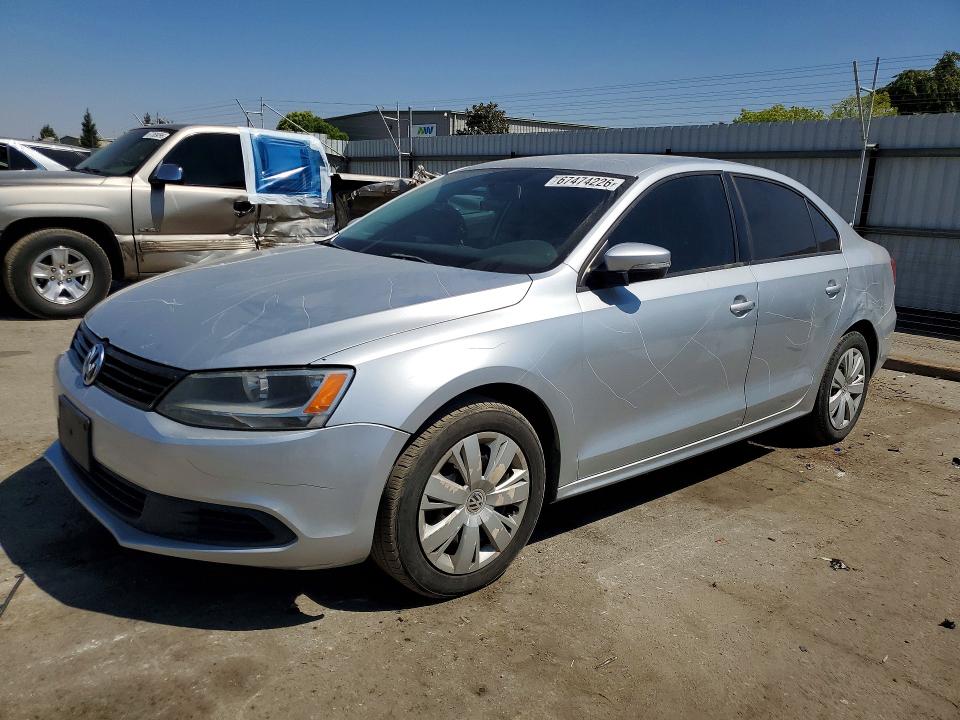 2014 Volkswagen Jetta მანქანა იყიდება აუქციონზე, vin: 3VWD17AJ5EM222761, აუქციონის ნომერი: 67474226