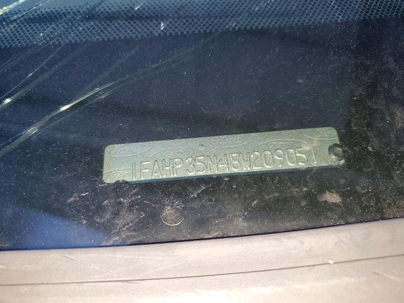 2008 Ford Focus მანქანა იყიდება აუქციონზე, vin: 1FAHP35N48W209051, აუქციონის ნომერი: 68850586