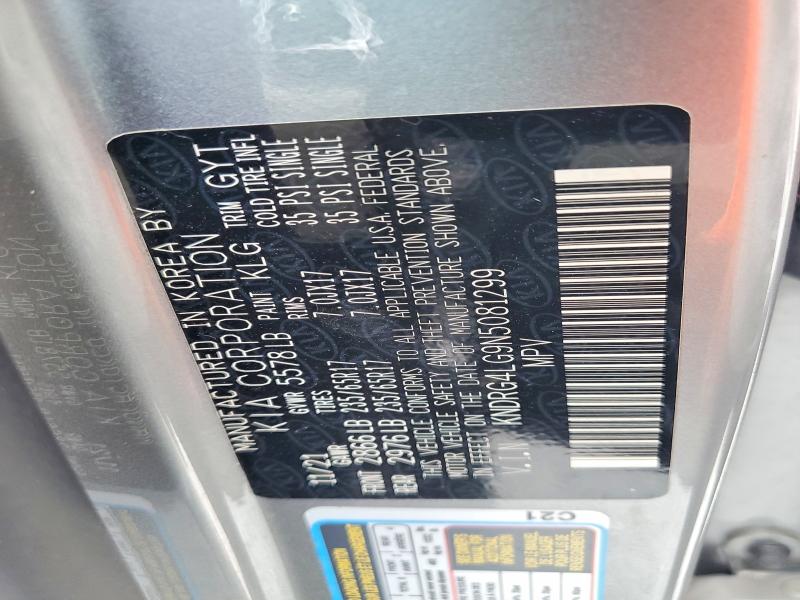 Продажа на аукционе авто 2022 Kia Sorento, vin: KNDRG4LG9N5081299, номер лота: 68248186