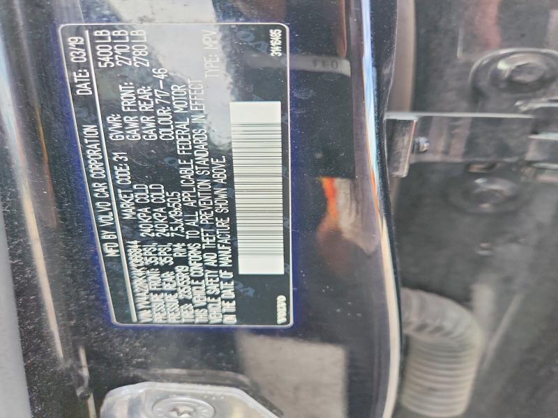 Aukcja sprzedaży 2019 Volvo Xc60, vin: YV4A22RK4K1366844, numer aukcji: 68432746