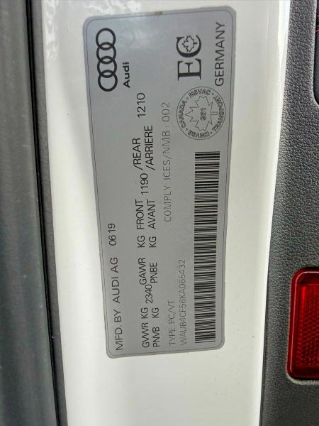 Aukcja sprzedaży 2019 Audi S5, vin: WAUB4CF56KA065432, numer aukcji: 68788646