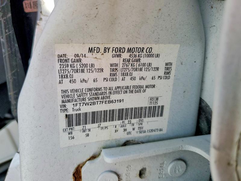 Продажа на аукционе авто 2015 Ford F250, vin: 1FT7W2BT7FEB63191, номер лота: 68986366