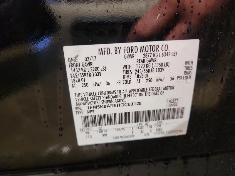Продаж на аукціоні авто 2017 Ford Explorer, vin: 1FM5K8AR9HGC63128, номер лоту: 68653486