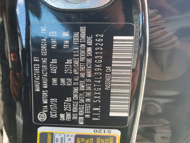 Aukcja sprzedaży 2019 Kia Optima, vin: 5XXGT4L39KG313262, numer aukcji: 70841356