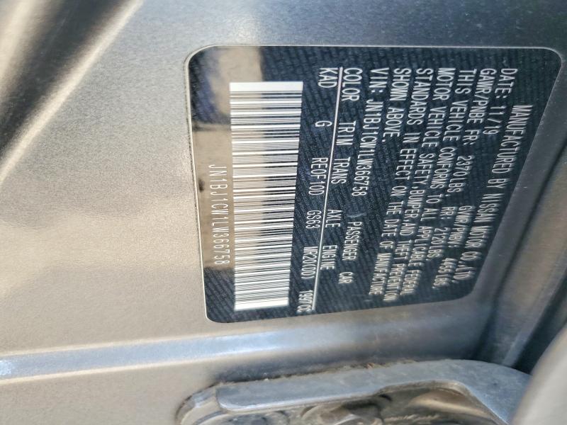 Продажа на аукционе авто 2020 Nissan Rogue Sport, vin: JN1BJ1CW1LW366758, номер лота: 68196896