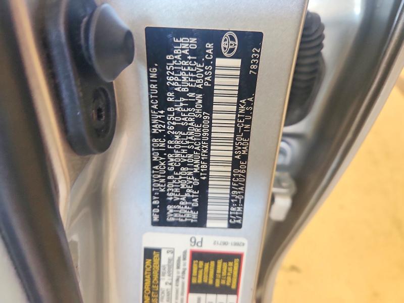2015 Toyota Camry მანქანა იყიდება აუქციონზე, vin: 4T1BF1FKXFU900097, აუქციონის ნომერი: 67527066