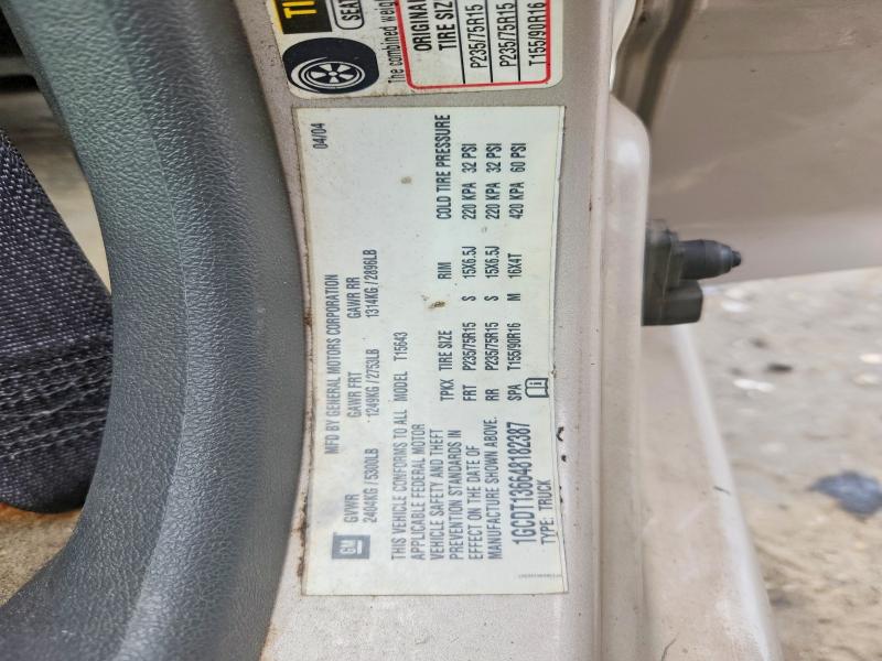 Aukcja sprzedaży 2004 Chevrolet Colorado, vin: 1GCDT136648182387, numer aukcji: 68789756